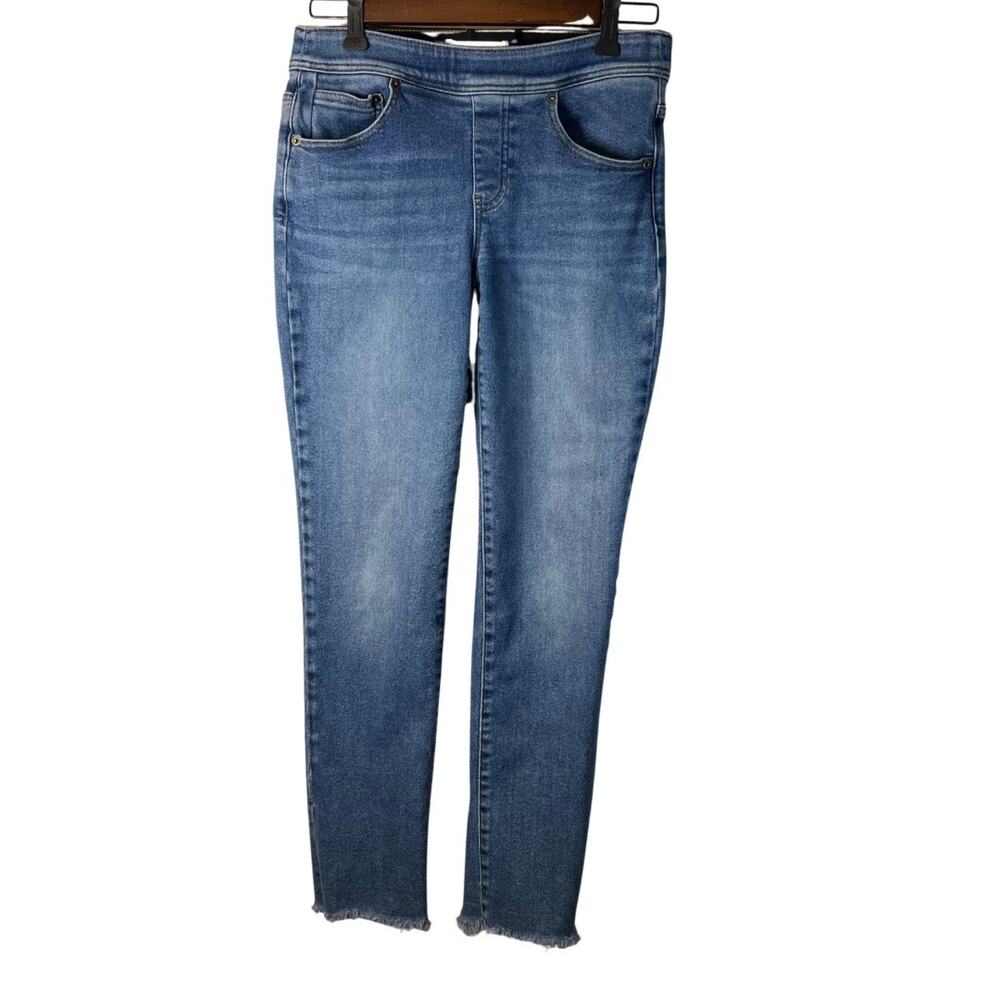 City Blues Women’s Pull On Tummy Control Ankle Jeans Size 4